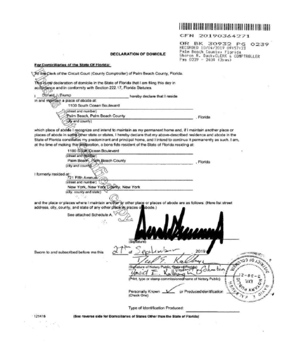 Here Is Why Donald Trump Is Moving To Florida