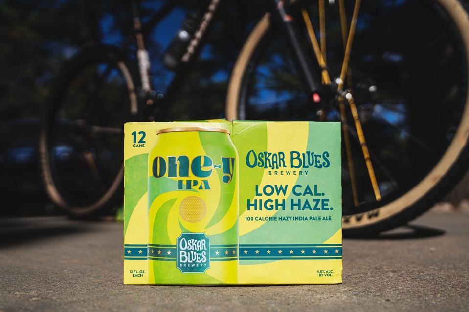 Oskar Blues One-y IPA contains just 100 calories.