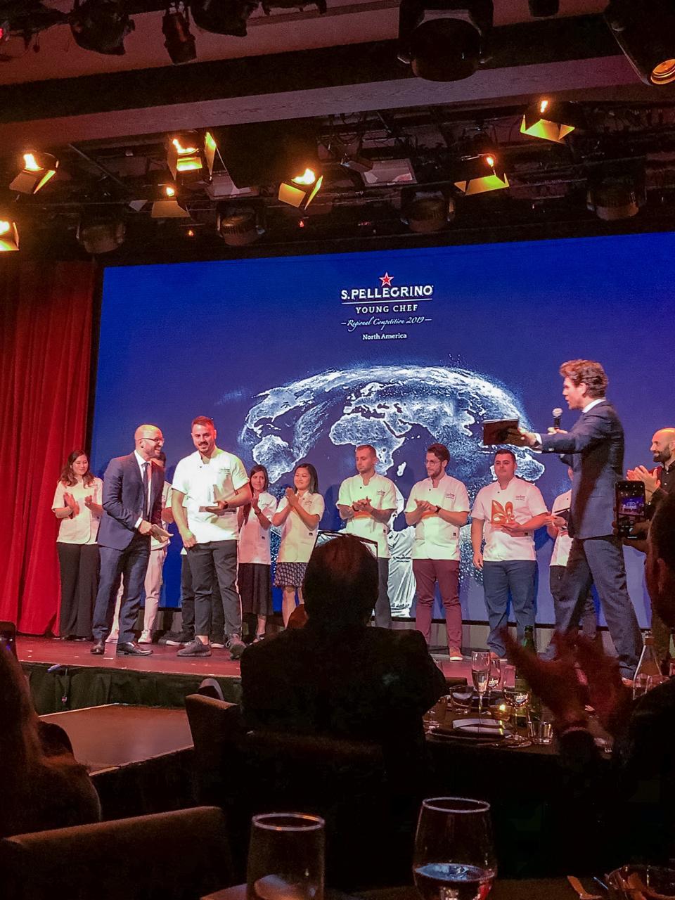 NEW YORK, NY - Chef Rafael Covarrubias, who is 25 years old was the crowned the winner of the North America competition on November 5th, 2019