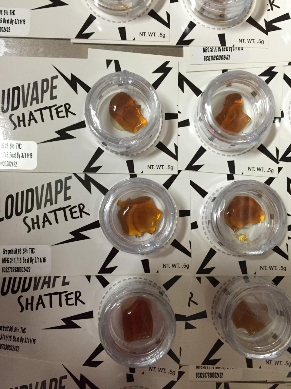 Shatter made by Evergreen Herbal in Seattle