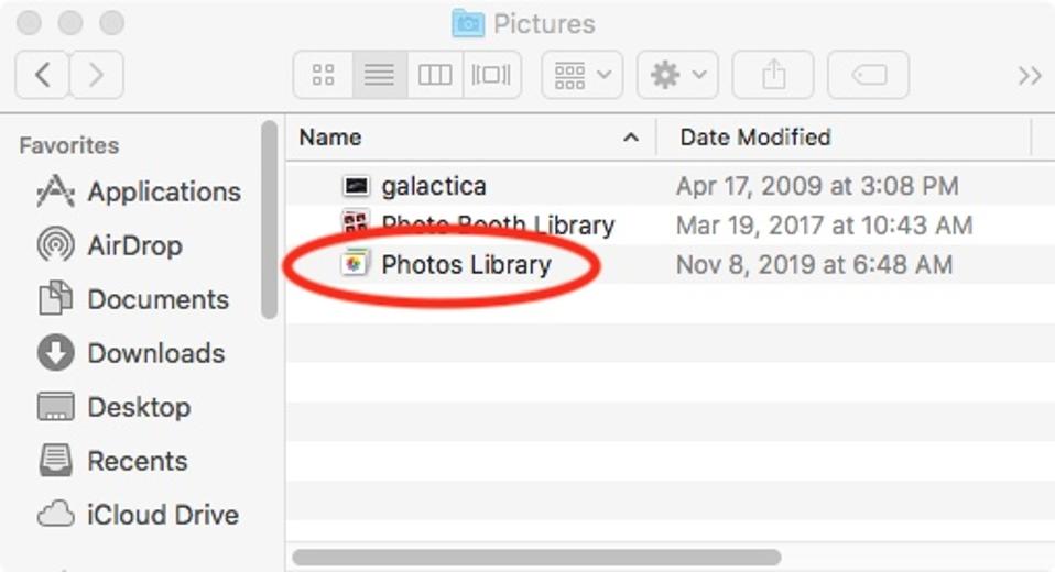 Mac restore iphoto library