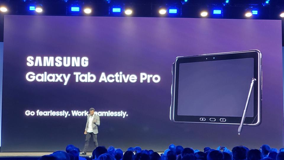 Samsung's Taher Behbehani introduces the new Galaxy Tab Active Pro