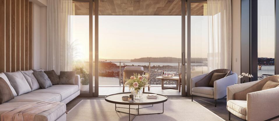 Penthouse rendering at 30 Madden