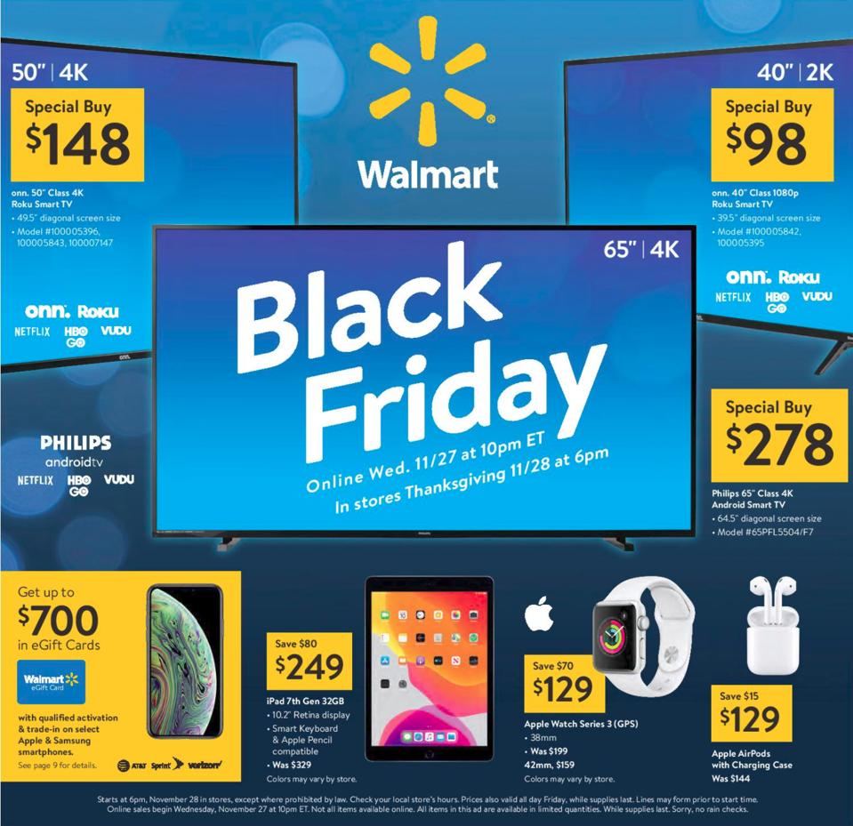 Walmart Black Friday 2019 sales, Walmart Black Friday 2019 deals, Walmart Black Friday 2019 best deals, Walmart Black Friday 2019 iPhones, Walmart Black Friday 2019 TVs