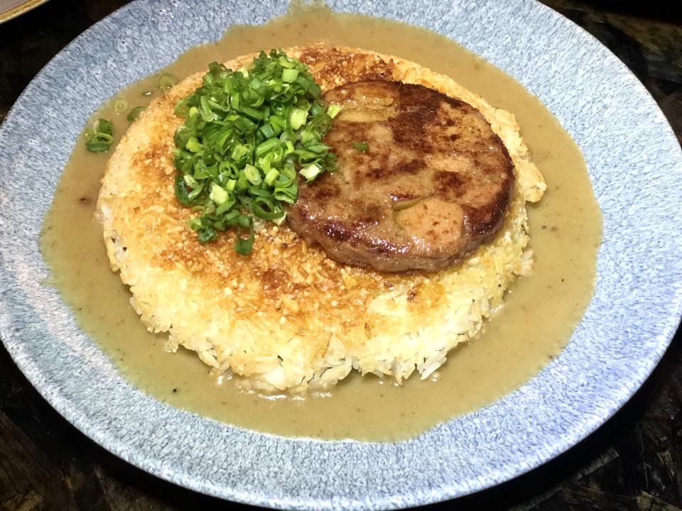 Foie Gras with salt roasted crispy rice and Chinese foie gravy at XO Restaurant in Hawaii
