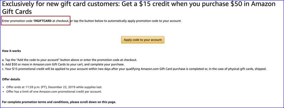 Beat This Amazon Black Friday Deal: $15 Free Money