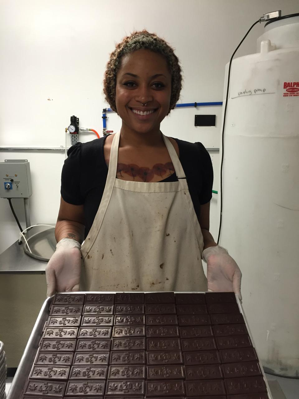Pot Chocolate and chef