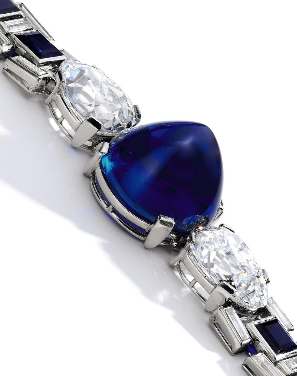 Sapphire and diamond bracelet, Cartier