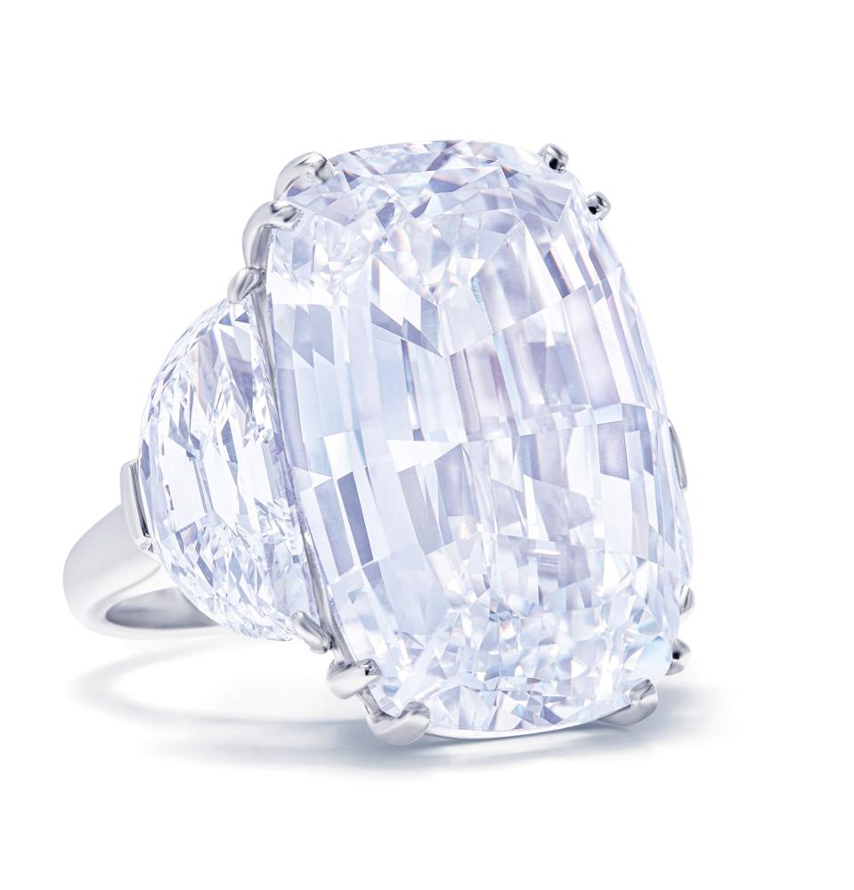 46.93-carat D color, internally flawless diamond