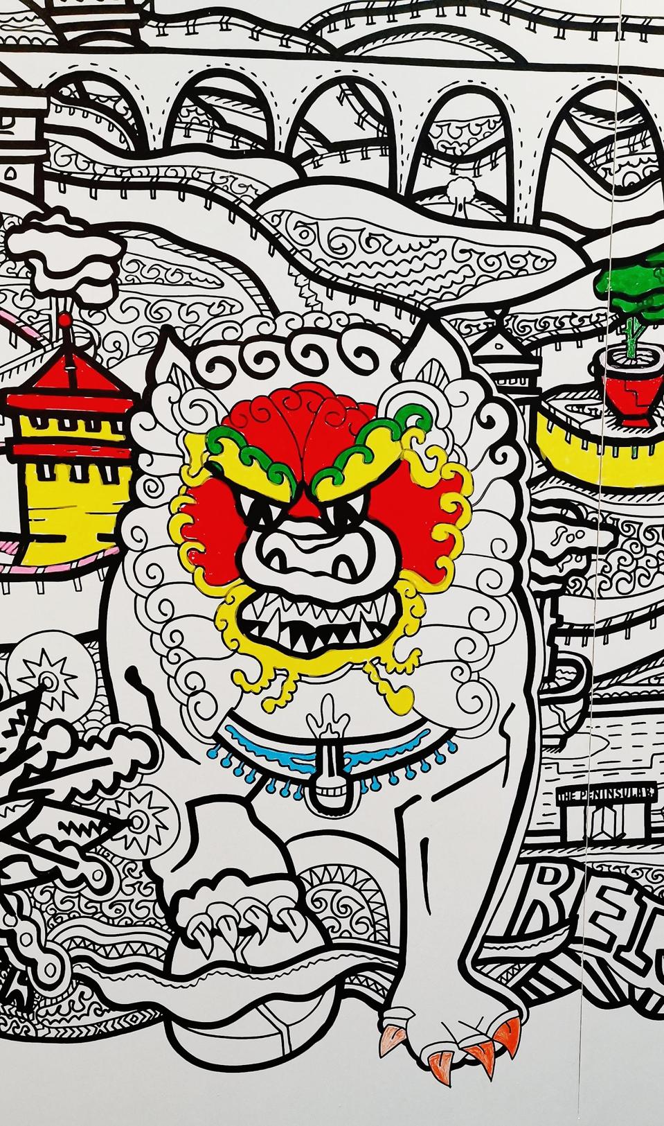 Artist Max Goshko Dankov Unveils The Great Coloring Wall In