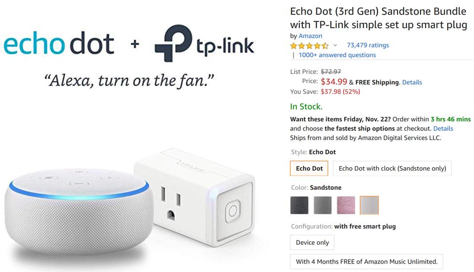 Amazon Black Friday 2019 sales, Amazon Black Friday 2019 deals, Amazon Echo Black Friday deals,