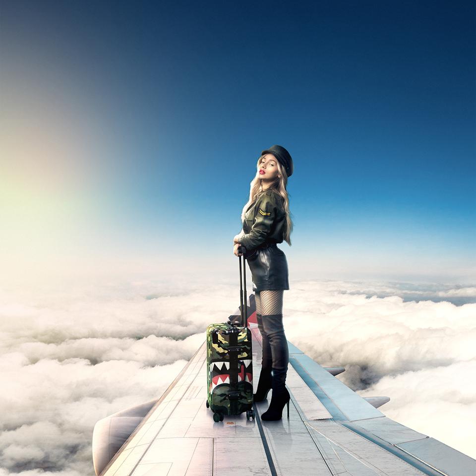 The inaugural SprayGround luggage collection, which launched in 2017 and sold out in three days.