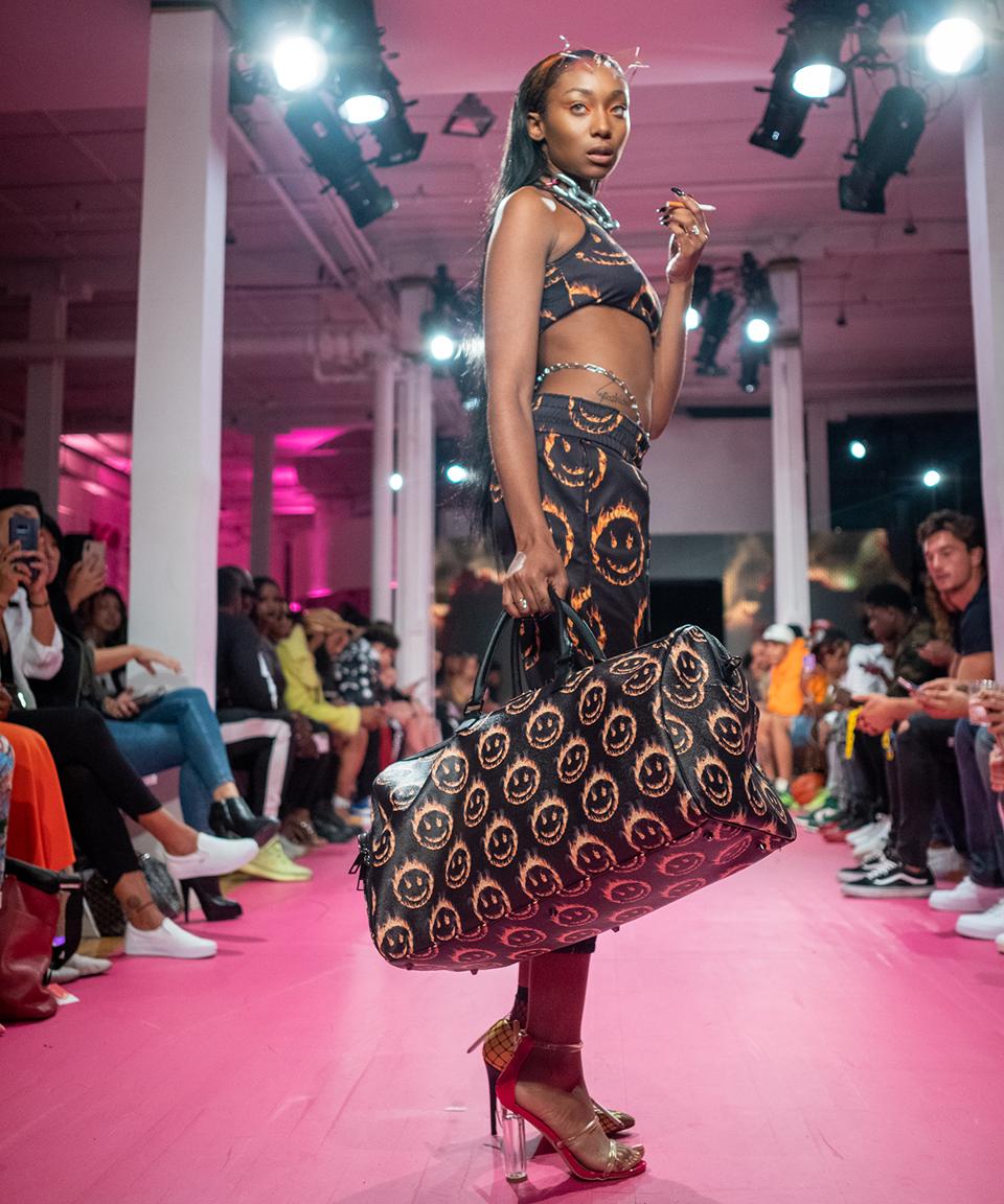 A look from the 2020 'Fight Club' SprayGround collection, which debuts apparel as well as travel accessories.