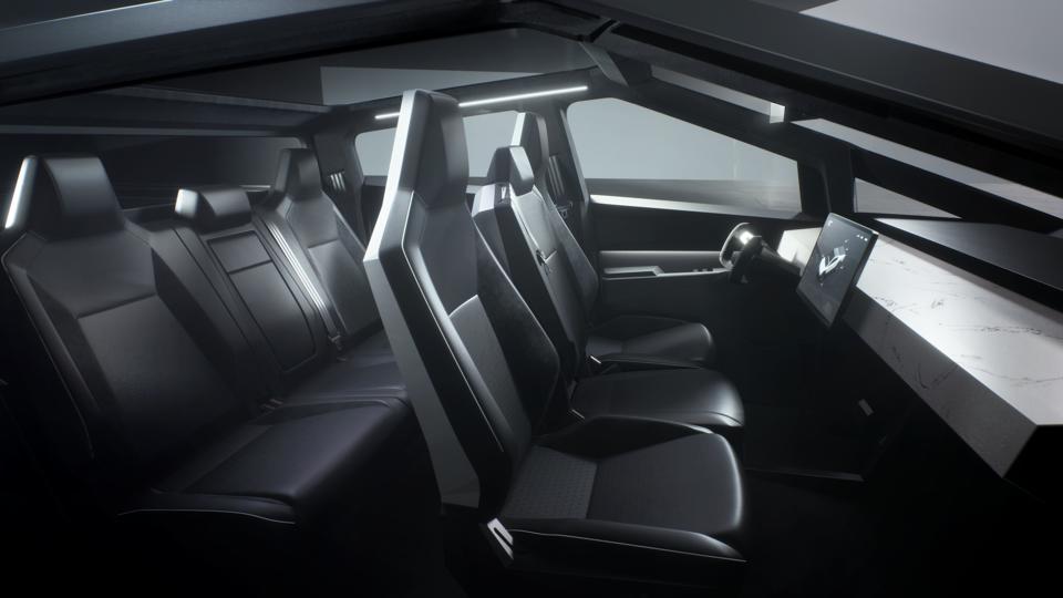 Elon Musk Debuts His Hard Edged Tesla Cybertruckand Its