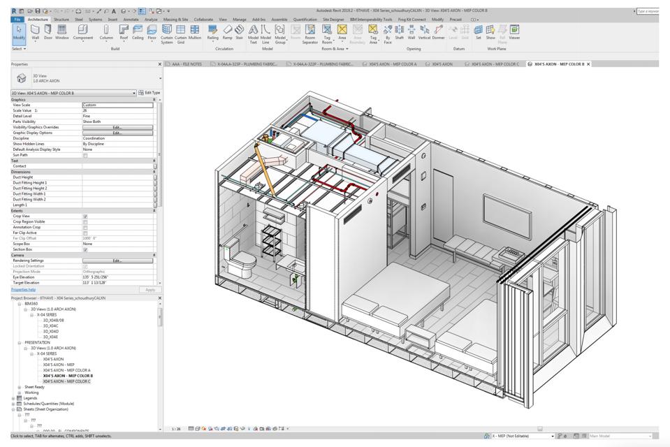 View of a module design via Autodesk software used by Skystone.
