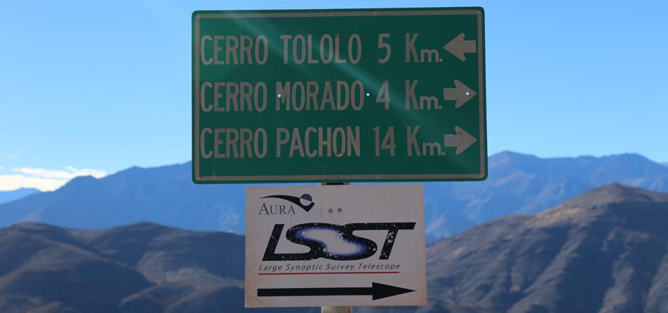 On the way up to the LSST on Cerro Pachón.
