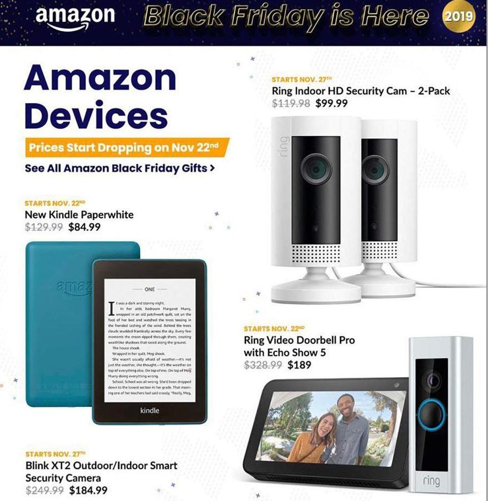 Amazon Goes All Out With New Black Friday Tech Deals