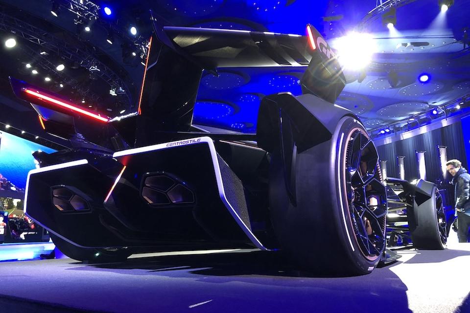 The car incorporates the brand’s signature design notes, namely the Y-shaped accents on the tail lights.