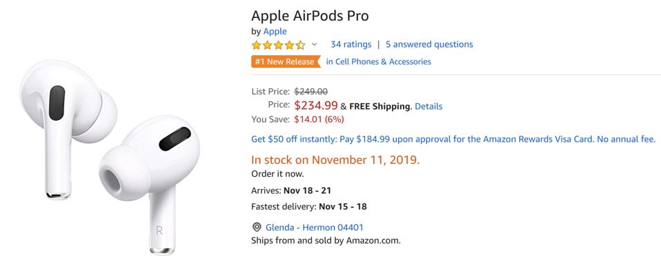 Amazon's Black Friday AirPods Pro deal, Black Friday AirPods Pro deals