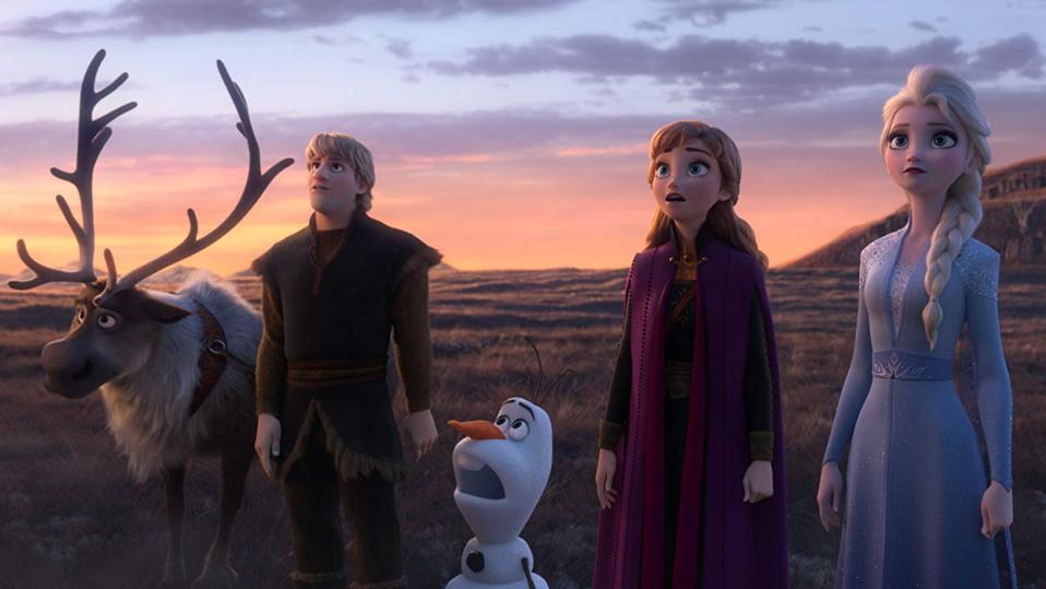 Kristen Bell, Idina Menzel, Josh Gad, and Jonathan Groff in Walt Disney's 'Frozen II'