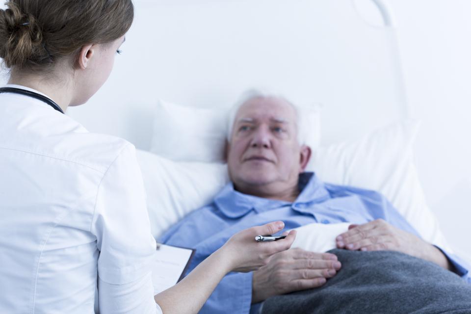 Man with doctor.