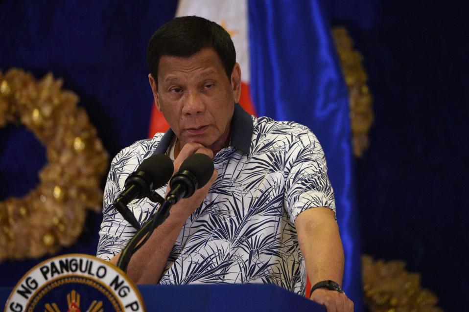 Philippines' President Rodrigo Duterte