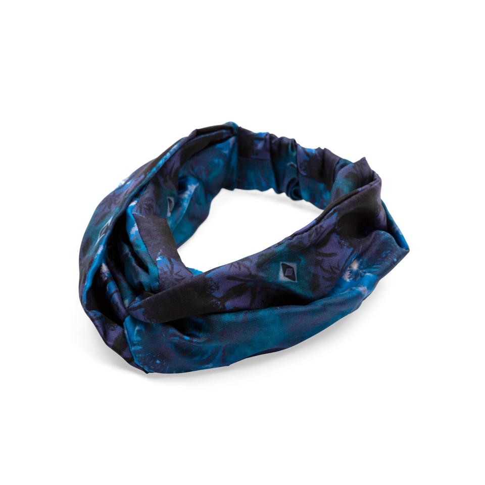 A silk headband by Pam Weinstock