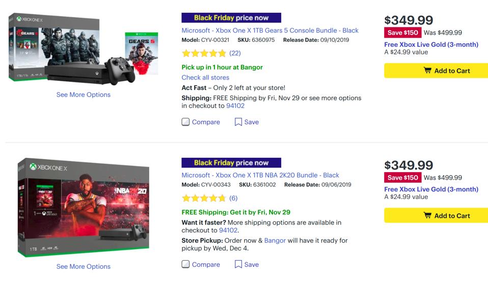 Cyber Monday 2019 - Best Xbox One deals