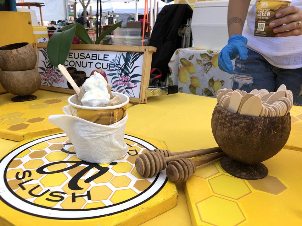 Wicked Hi Slush Coffee Honey Slush with coconut cream