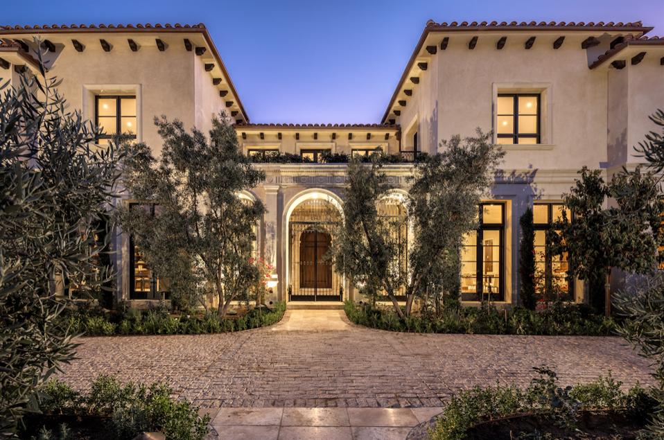 New Construction Mediterranean Mansion Lists For 33.4 Million In