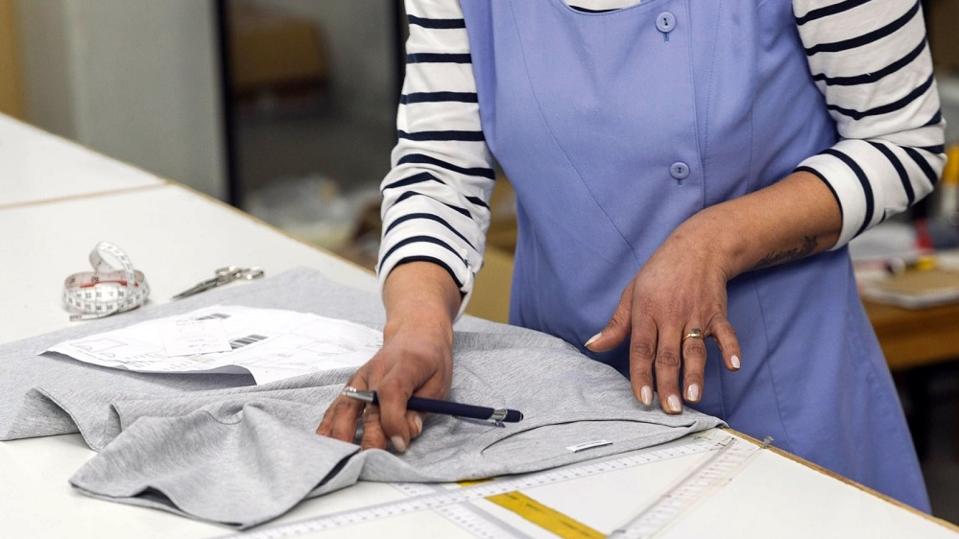 Zero-waste garments are created under fair working conditions.