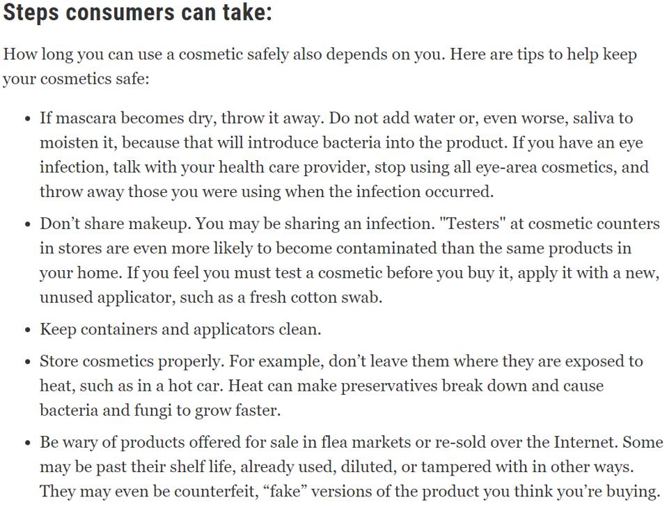FDA tips