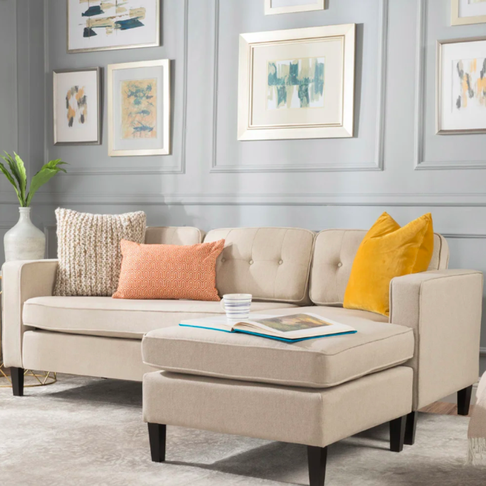 Overstock sectional with chaise deals