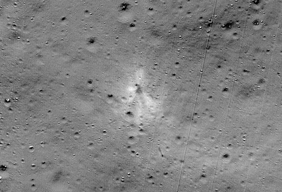 India Vikram Lander impact site