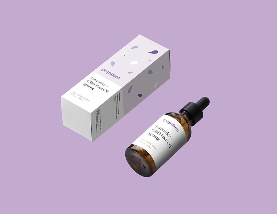 POPLUM Lavender and CBD Face Oil