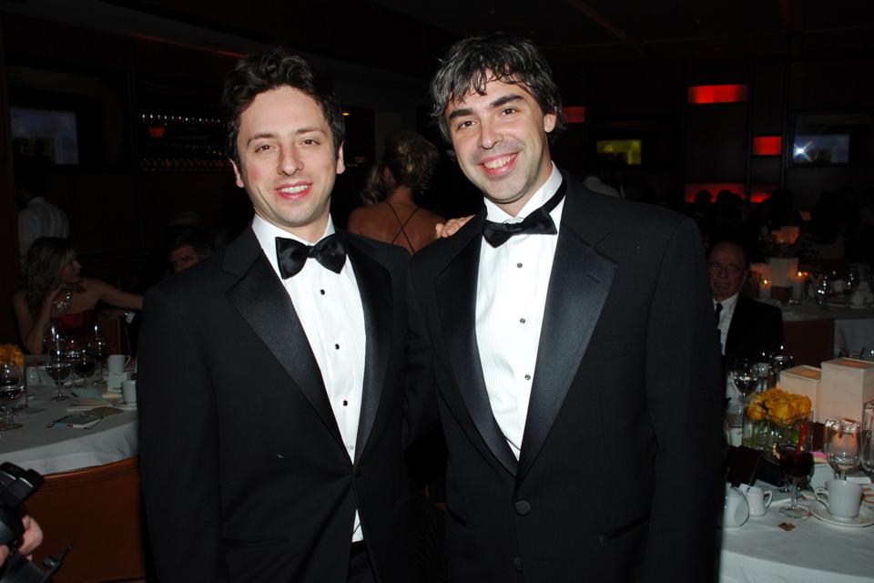 google cofounders larry page and sergey