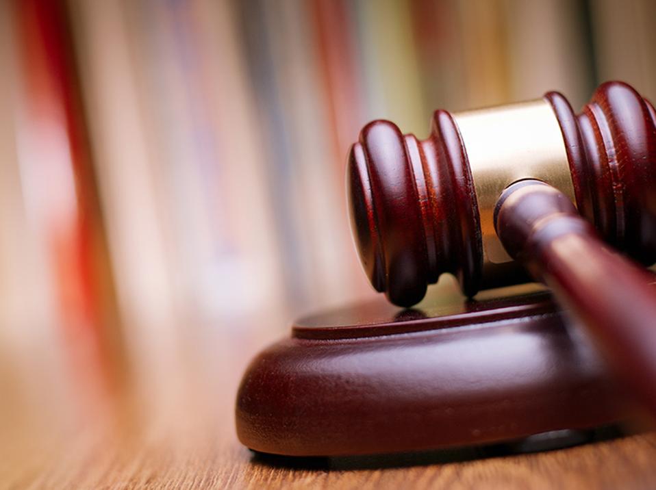 Wooden gavel