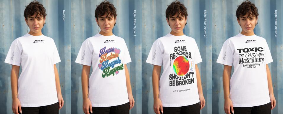 Carlings phygital t-shirt concept using Instagram's new face filters will allow one t-shirt to be reborn infinitely.