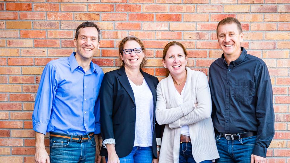 From left to right: Shawn Bertini, Partner; Amanda Montgomery, Partner; Stephanie Copeland, Partner; Chris Montgomery, Partner. (PC: Four Points Funding)