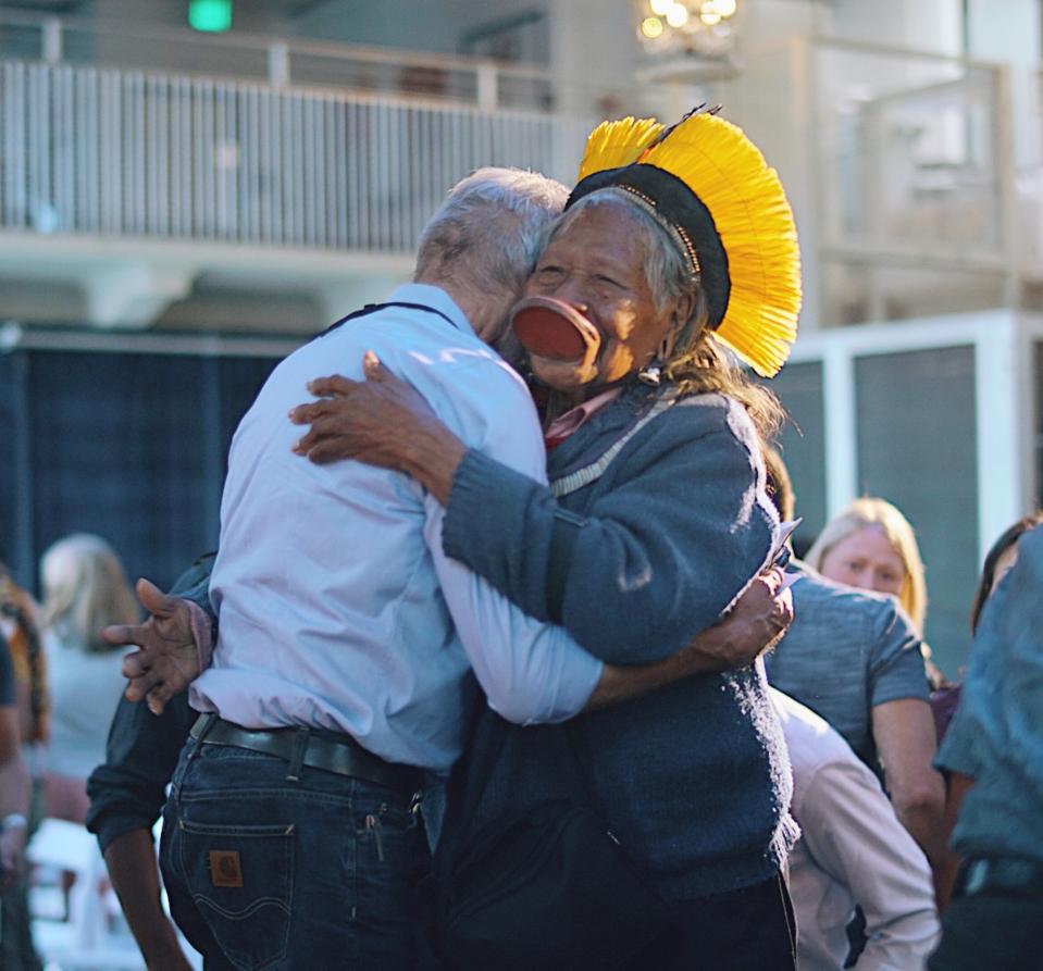 Warm embrace at Summit Series LA19