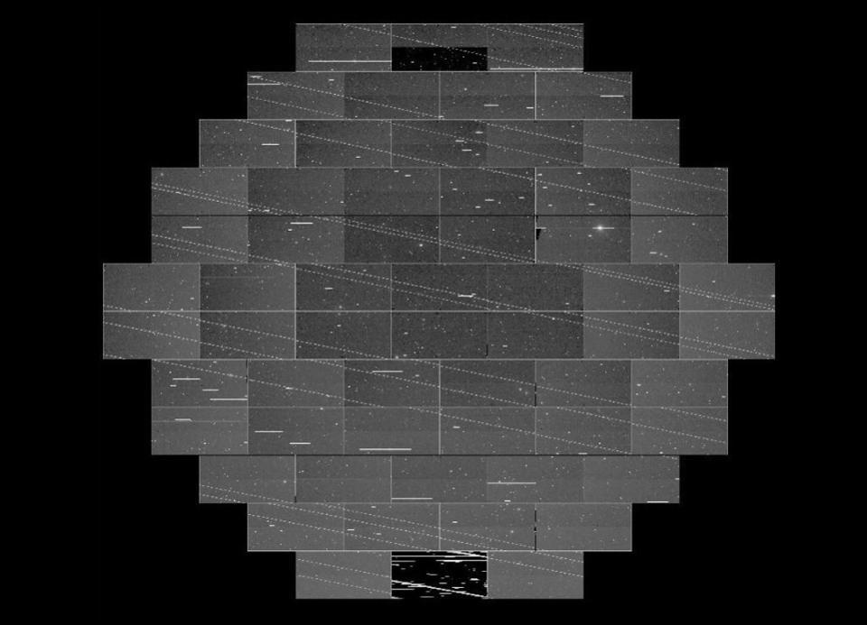Starlink trails