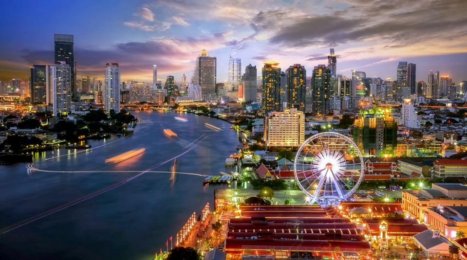 The Top 20 Destinations For 2020; Forbes travel guide 16 Bangkok cityscape