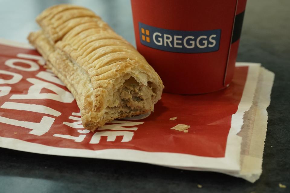 A Greggs vegan sausage roll