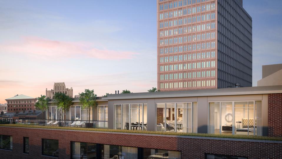 Penthouse unit with private deck