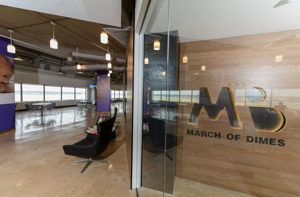 The new March of Dimes headquarters in Crystal City, Virginia.