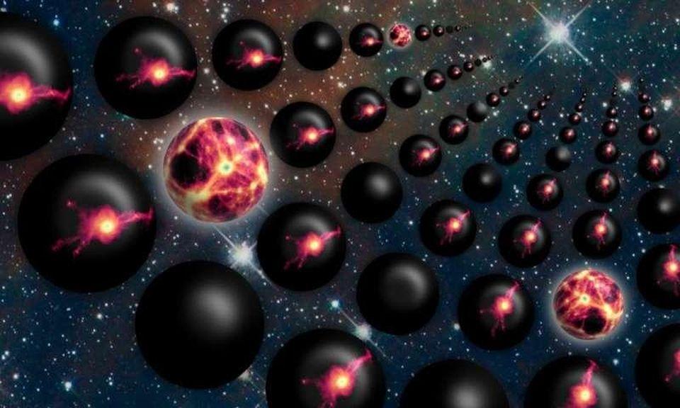We can imagine a great variety of possible Universes that could have existed.