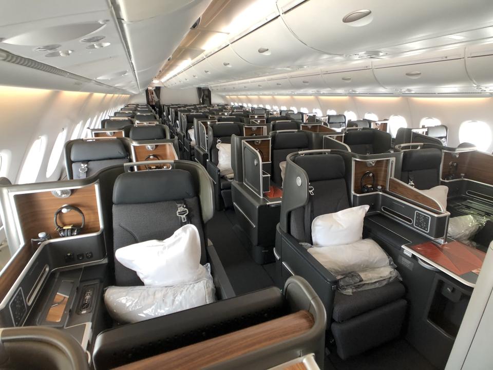 First Look And Flight Photos Of The Qantas A380 New Interiors