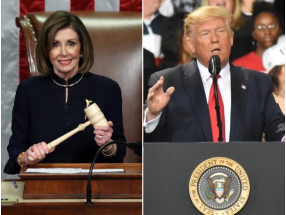 Pelosi and Trump