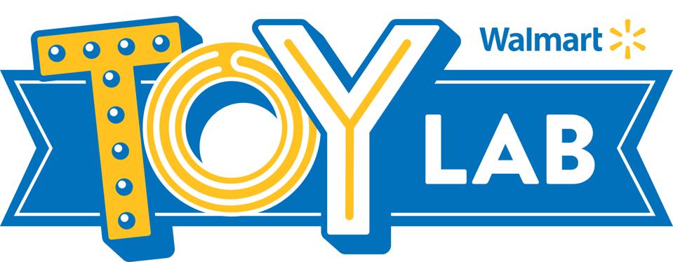 The logo of the Walmart Toy Lab