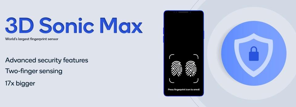 Qualcomm fingerprint sensor, Qualcomm 3D Sonic Max Galaxy S11,